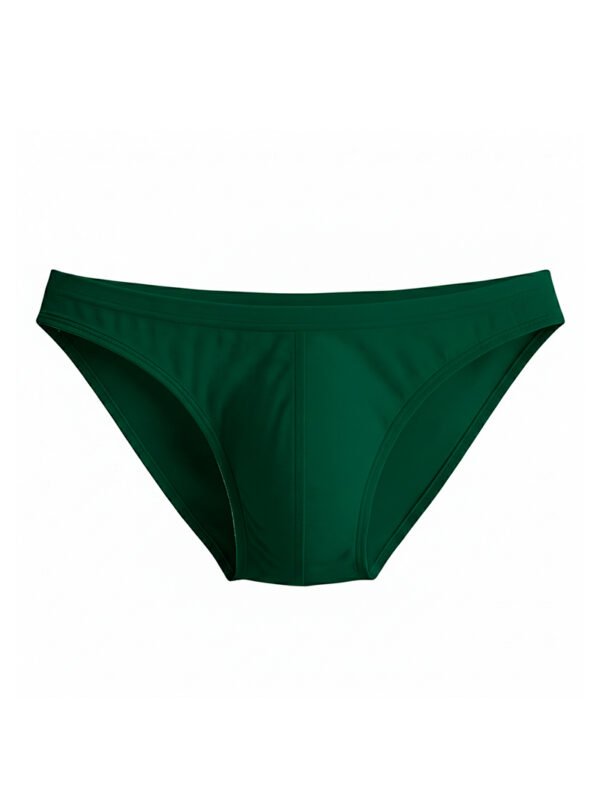 Slip-microfibra-verde-botella Slip sólido Verde botella